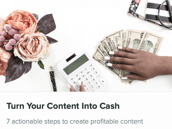 how to turn your blog content into cash